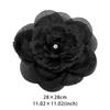 Multi-Layer Three-Dimensional Nail Drill Black Rose Corsage Decoration Eugen Yarn Fabric Handmade Diy Accessories Accessories
