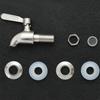 Spigot for Beverage Dispenser Stainless Steel Metal Spigot Dispenser Jar Juice Cold Drink Wine Beer Replacement Faucet Dropship