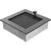 Vent Cover 17x17 black and silver with blinds