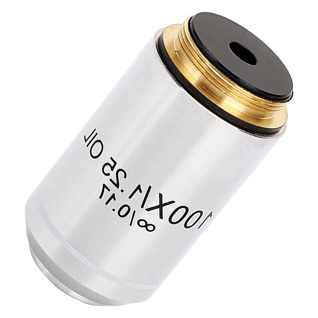 Infinite Objective Lens 100X 20.2mm Microscope Objective Lens Accessory
