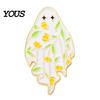 Halloween Pin Ghost Enamel Brooch, Cute Brooch Pin, Cartoon Funny Fashion Little Trendy Accessories for Bag Jacket Backpack Hat Pant Clothes