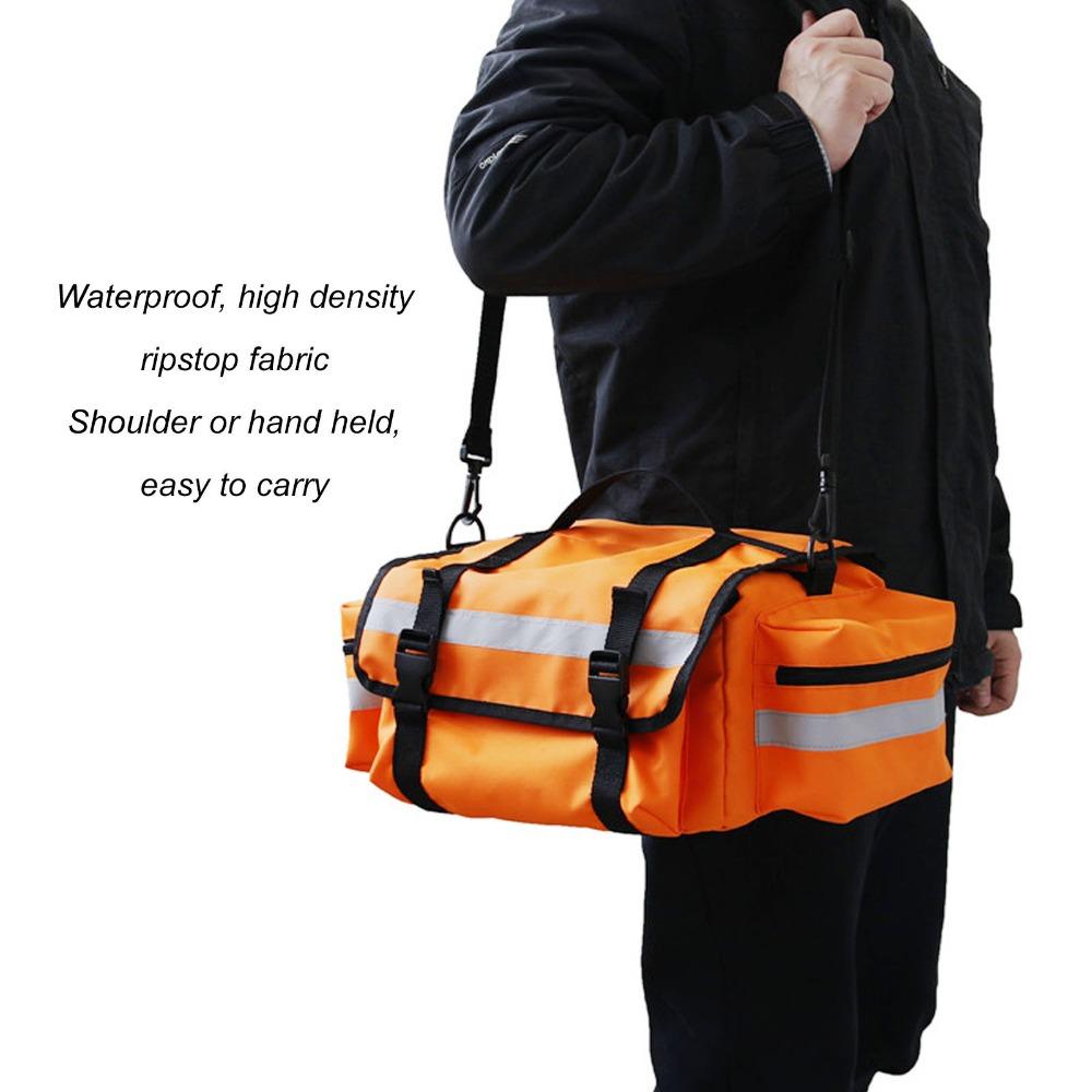 Multiple Pockets First Responder Bag Large Capacity Trauma Bag Durable First Aid Bag Outdoor Use