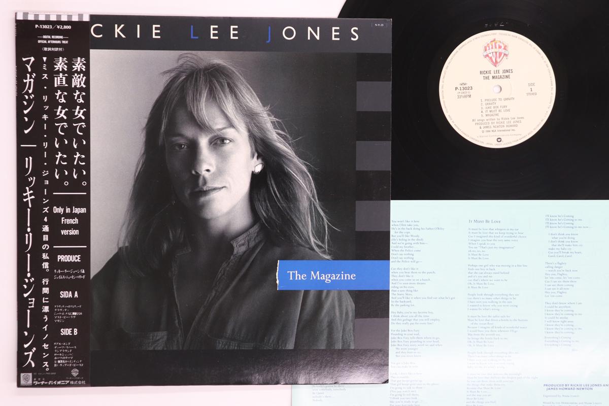 LP Record RICKIE LEE JONES Magazine P13023 WARNER BROS 1984 Japan Obi Rock Used