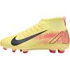 Jr Mercurial Superfly 10 Club Kylian Mbappe Light Laser Orange Armory Navy Soccer Cleats HF6283-800