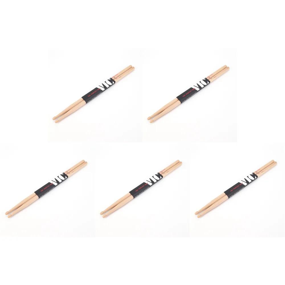 1-5Pairs Drumsticks 5A/7A Drum Sticks Consistent Weight and Pitch Mallets American Hickory Drumsticks Percussion Accessories