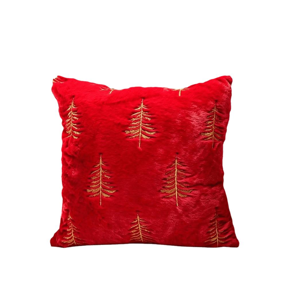 Snowflake Throw Pillowcase Polyester Cushion Cover Cozy Embroidered Pillow Covers Sofa Decor