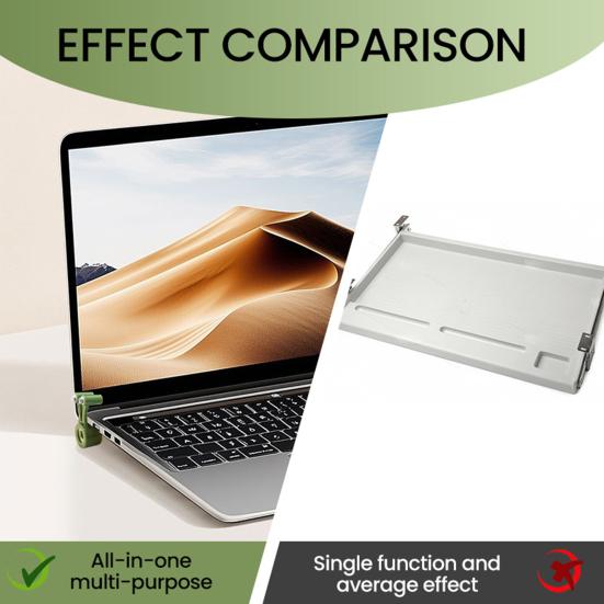 2/4Pcs Snail Shaped Laptop Stand Bright Color Lightweight Portable Desk Organizer Notebook Holder Monitor Stand