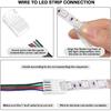 20pcs LED Strip Connector 2/3/4/5/6pin Electric Wire Connector For 5050 RGB CCT RGBW LED Strip Lights To Wire Connection Use
