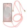 For Samsung Galaxy S25 Edge Case Biodegradable Wheat Straw+TPU Eco-Friendly Phone Cover with Lanyard