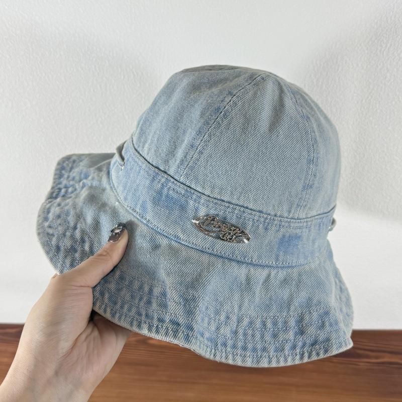 Retro Cowboy Fisherman's Hat for Women's Spring and Summer Outdoor Mountaineering Hat Sunscreen and Sunshade Hat