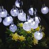 JOYBLISS LED Solar String Lights Outdoor 60 Leds Waterproof Crystal Globe Lights with 8 Modes Garden Light for Patio Party Tree Decor