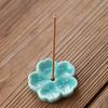 Kirschblüten Räuchergefäß Zuhause Keramik Dekor Stäbchenhalter Aromatherapie Räucherstövchen Büro Teehaus Ornament
