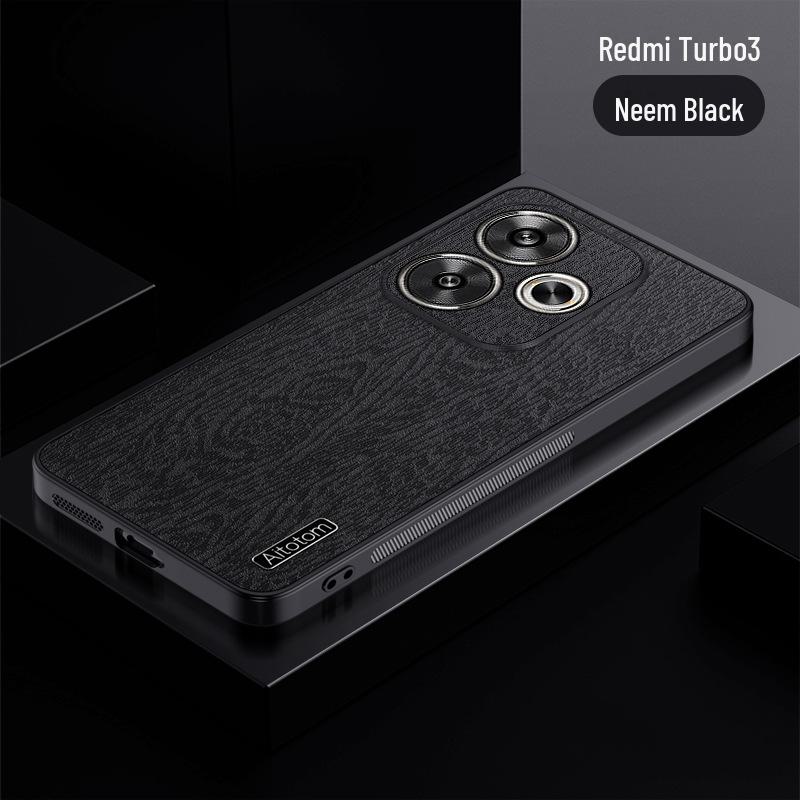 High-quality All-inclusive Case for Redmi Note 12 Turbo with Unique Bark Grain Texture.