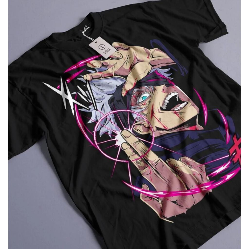 Summer Gojo Satoru T-Shirt Jujutsu Kaisen Best Anime Manga Lover Cotton T-shirt Heavy Mental Fashion Graphic T-shirt Unisex Tops