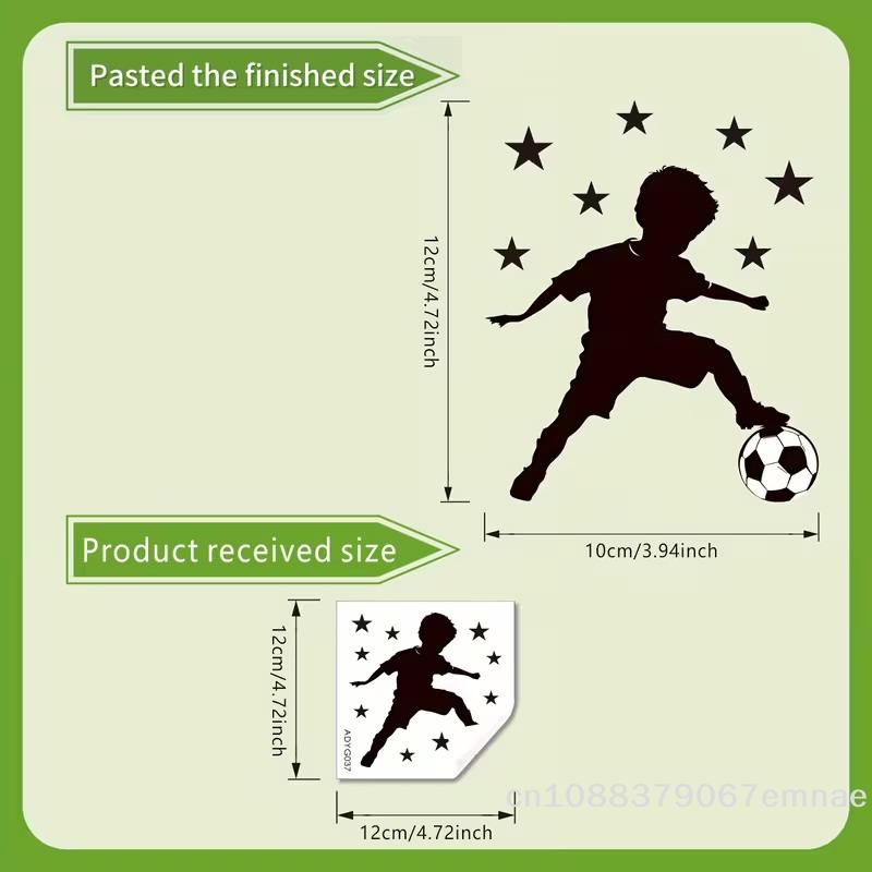Glow-In-The-Dark Self-Adhesive Switch Sticker Removable Wall Decal for Bedroom Living Room Home Decor Night Light Switch Marker