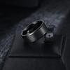 Hoshiai Stainless Steel Matte Beveled Edge Men's Ring, 8mm
