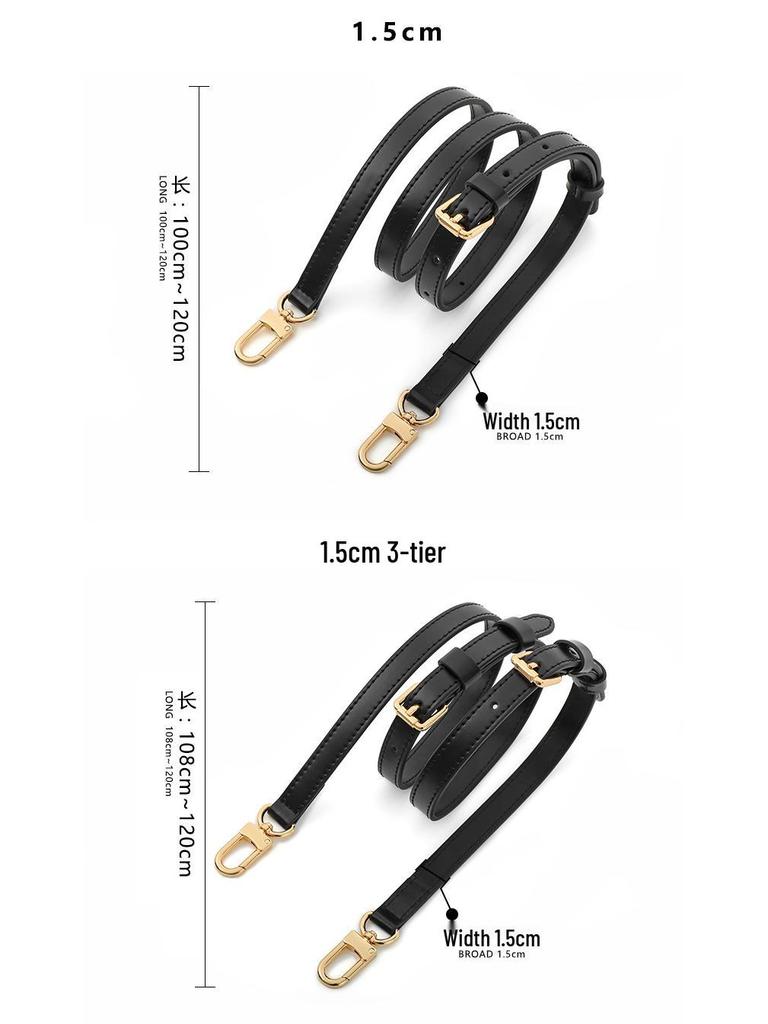 A-53 Adjustable Two-Layer Cowhide Suede Wide Shoulder Strap with Old Flower Design Replacement