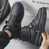 High-top versatile men's shoes autumn and winter tide brand white men's casual board shoes couple sports thick-soled medium-top small white tide shoes