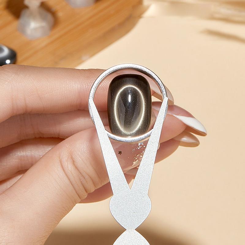 Hohler Katzenauge-Magnetstift für Gel-Nagellack Magnetischer Ring Nagelkunst-Werkzeugset DIY Salonqualität Maniküre-Zubehör