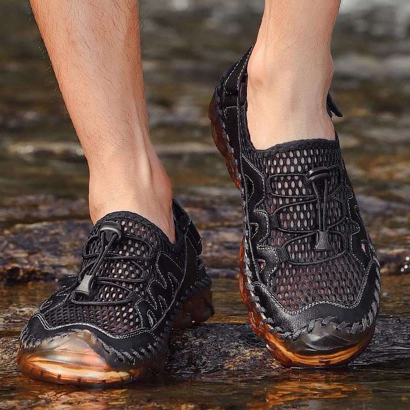 38-46 Men's Plus Size Lightweight and Fashionable Casual Sandals Breathable Beach Sandals