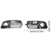 Professional Front Bumper Fog Light Grill Grille Cover Trim Car Spare Part Compact-size Suitable for Q5 S-Line 13-16