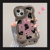 For Apple Phone Protective Case Holder Three Piece Set Jelly Silicone Phone Case Female Cute Super Cute Girl