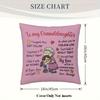 Gifts For Grandchildren With The Theme Of Love And Blessing, Double-Sided Square Pillowcase, Lovely Wind Pillowcase Without Core