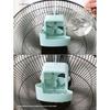 Electric Fan Cooling Storage Box Hanging Cooler with 4 Cup Holder Household Cooling Tool Portable Refrigeration Fan Cooler