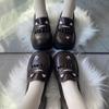 Campus Retro Soft Cute Card Sauce Female Japanese Soft Girl Jk Small Leather Shoes Cute College Mary Jane Shoes Lolita Single Shoes