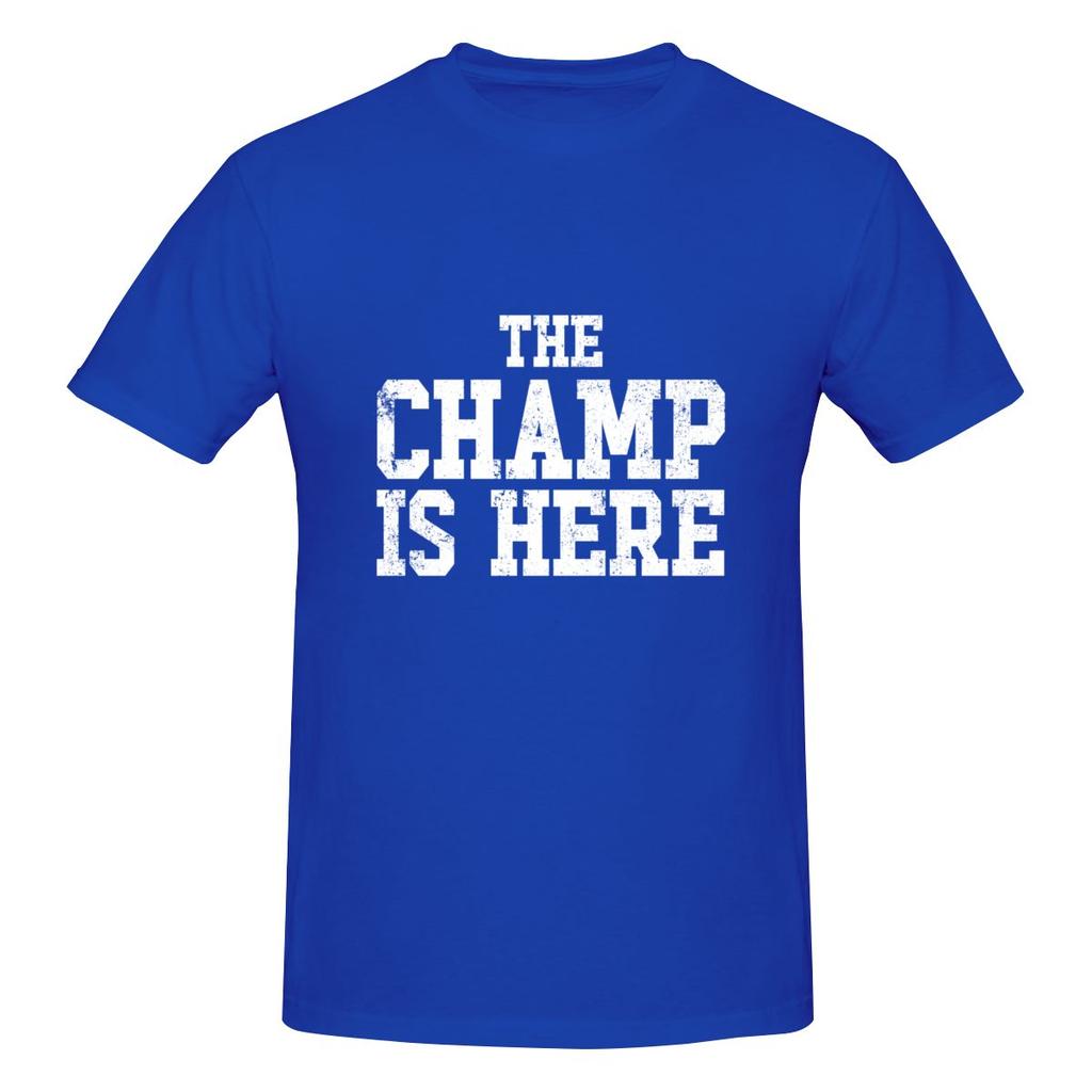 The Champ Is Here Fantasy Football Gear Breathable Tshirt Niche Salt Style Not Easy To Loosen Tee
