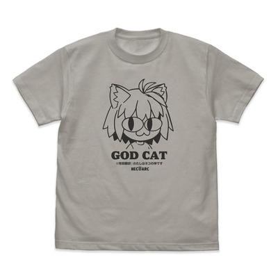[Official] 2D Tsukihime A Piece of Blue Glass Moon - GOD CAT Neko Arc T-Shirt LIGHT GRAY M Size
