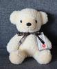 Soft and Fluffy Bear with a Childlike Tag and Size Made In Teddy Birthday Celebration Gift Ribbon, M, Cream, Japan, Bear, Animal, Gift,