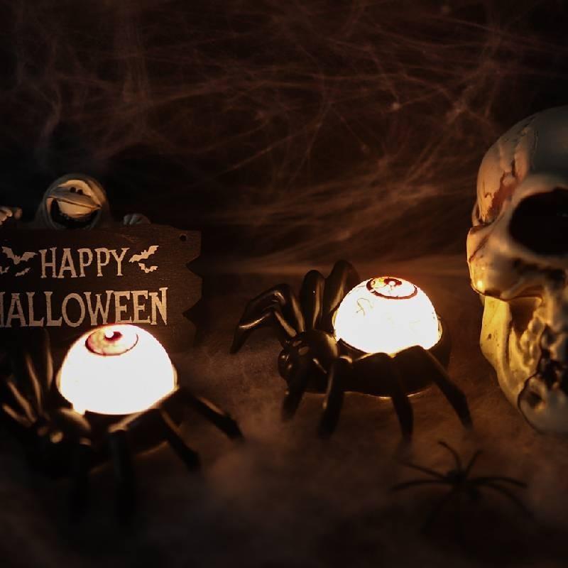 Halloween Eyeball Light European Style Spider Led Candle Party Decoration