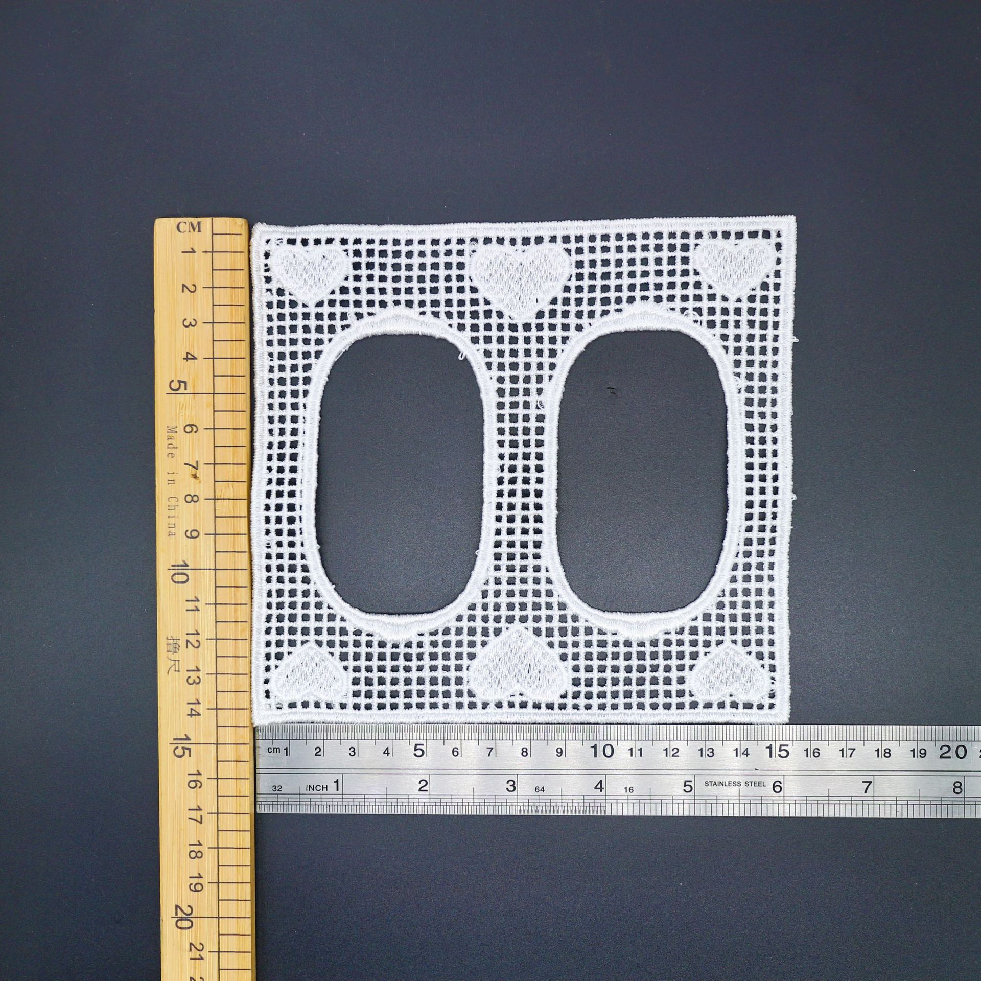 Новая Маленький Цветок Квадратный Карман Кружево DIY Одежда Ручная Работа Аксессуары Бабочка Вышивка Тканевая Наклейка Ажурный Цветок XX1338