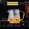 Thickened Hammer Pattern Glass Tea Server - High Temp Resistant Gong Fu Brewing Cup