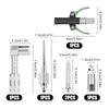 Grease Coupler Kit 6PCS Carbon Steel Accessories Quick Connection Design Suitable For Industrial Equipment Maintenance