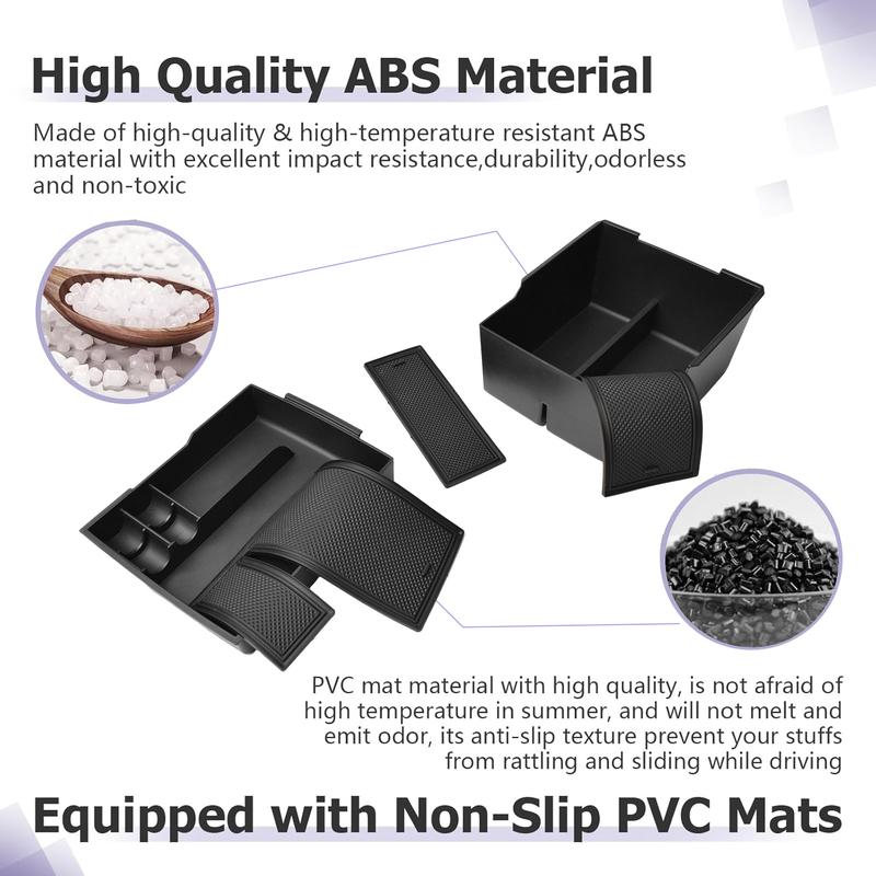 Double Layers Center Console Organizer Tray for   2024 2025 Ford Maverick Armrest Storage Box Car Storage Accessories