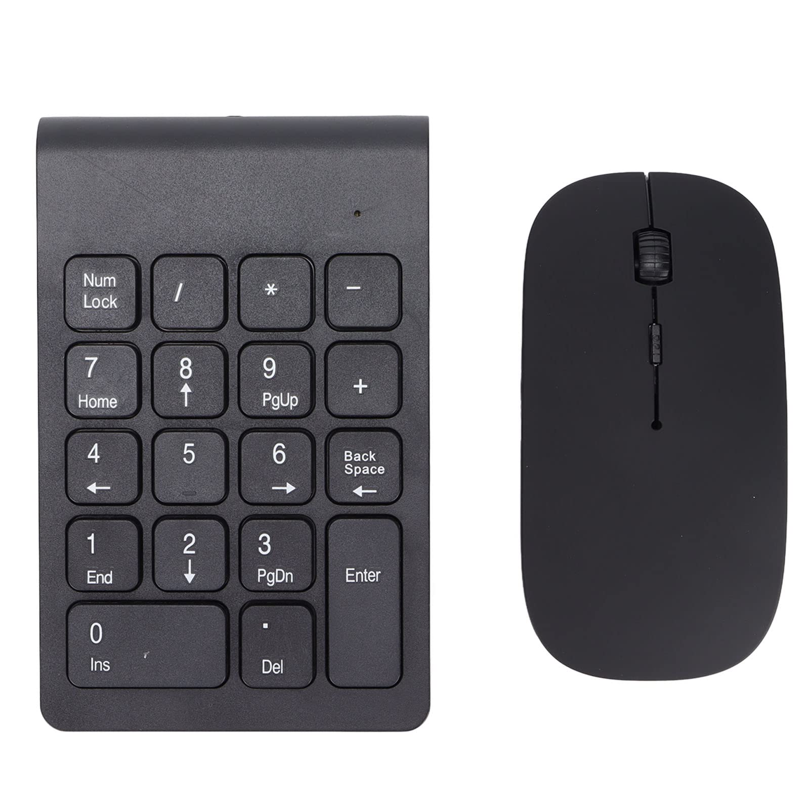 

USB Keypad and Numeric Mouse Plug and 1200 Portable Wide for Home Office 2.4GHz 18-Key Combo, Play, Durable, DPI, Size, Compatibility,