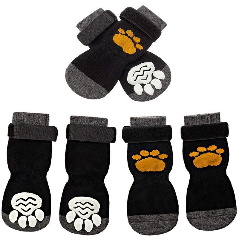

Cotton Non-Slip Pet Socks for Medium & Large Dogs - Breathable Paw Covers for Indoor/Outdoor Use L/Length 9 Width 7.5