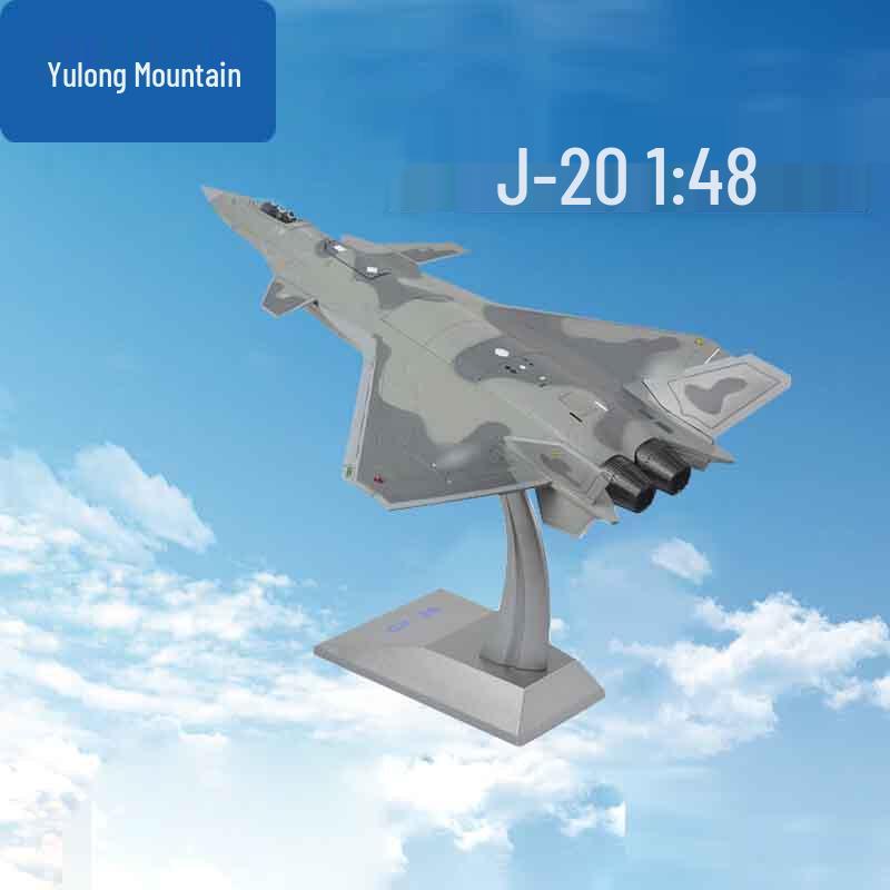 1:48 J-20 Fighter Jet Alloy Model