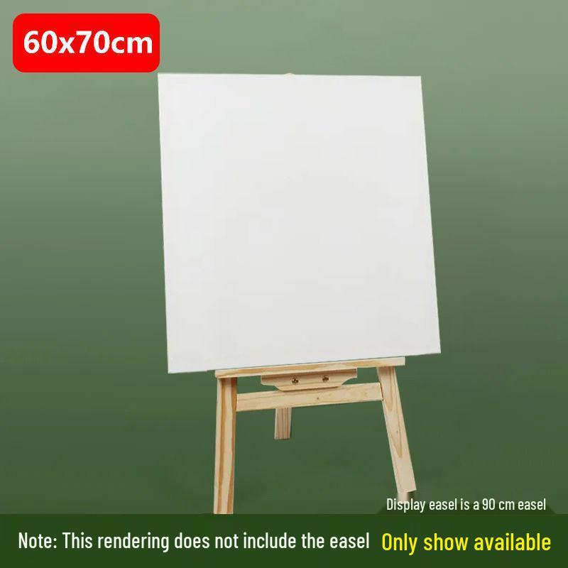 Velké lněné bavlněné akrylové olejové plátno s dřevěným malířským rámem pro vlastní montáž