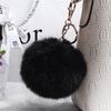Pearl Pendant Keychains Pumpkin Carriage Keychain For Woman Luxury Jewelry Bow Car Keyring Camellia  Bag Decoration