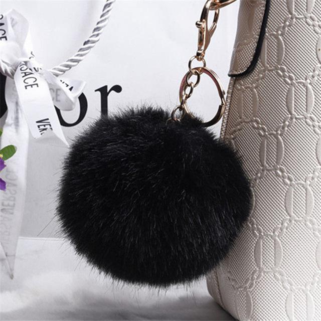 Pearl Pendant Keychains Pumpkin Carriage Keychain For Woman Luxury Jewelry Bow Car Keyring Camellia Bag Decoration