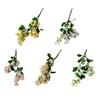 Artificial Flowers Lilac Bouquet for Home Office Decoration Realistic 3D Modeling Adjustable Stems Reusable Floral Arrangement Props