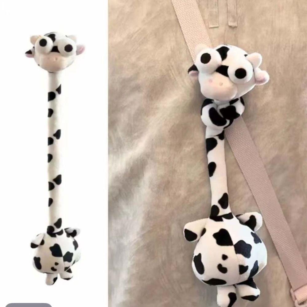 Funny Long Neck Chicken Plush Keychain Cute White Goose Bag Pendant Kawaii Stuffed Backpack Decoration Accessory For Girls