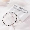 Orient Chain 508 Black Agate Layered 279BK Bracelet Set (C2503-SE452_BK)