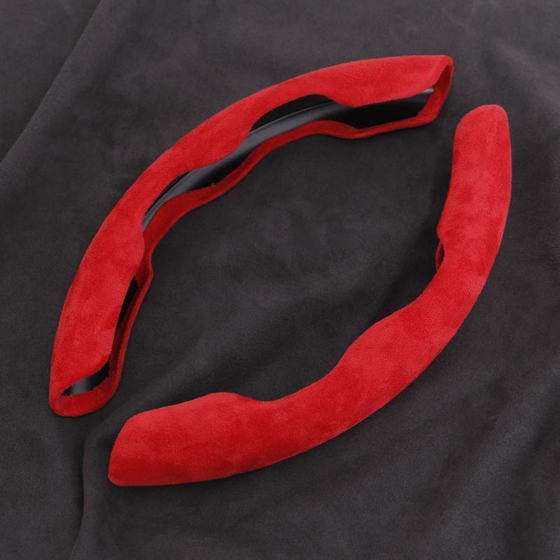 Car Carbon Fiber Water Transfer Steering Wheel Cover Non-Slip Grip For Peugeot 4008 508L 5008 408 2008 3008 308S e2008 301