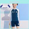 Children Swimwear Boys Long Sleeve Sun Protection Suit For Water Sports And Training
