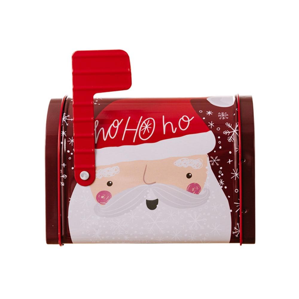 Santa Claus/Snowman/Deer Xmas Gift Box Decorative Christmas Tinplate Box  New Year