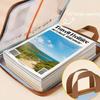 Waterproof File Storage Bag Large Capacity Transparent Study Pouch  Office Supplies